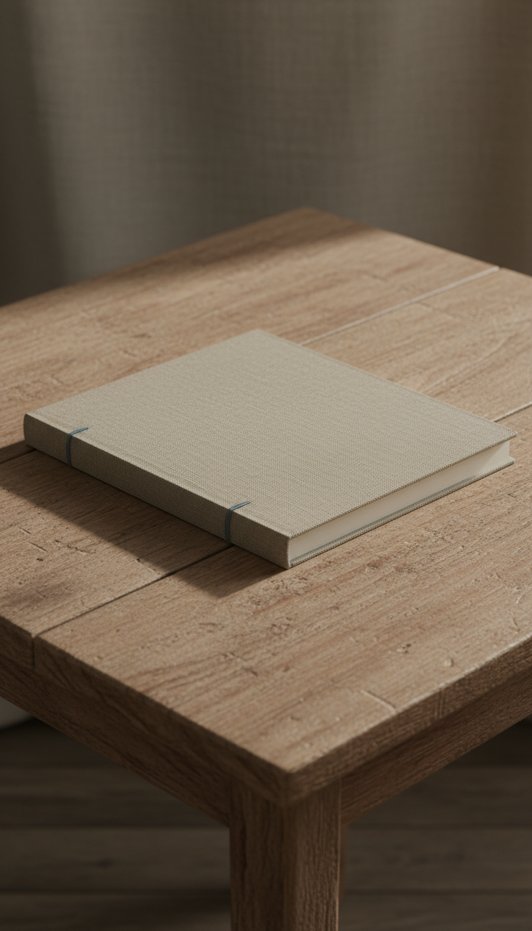 Elegant Linen-Bound Print Folio